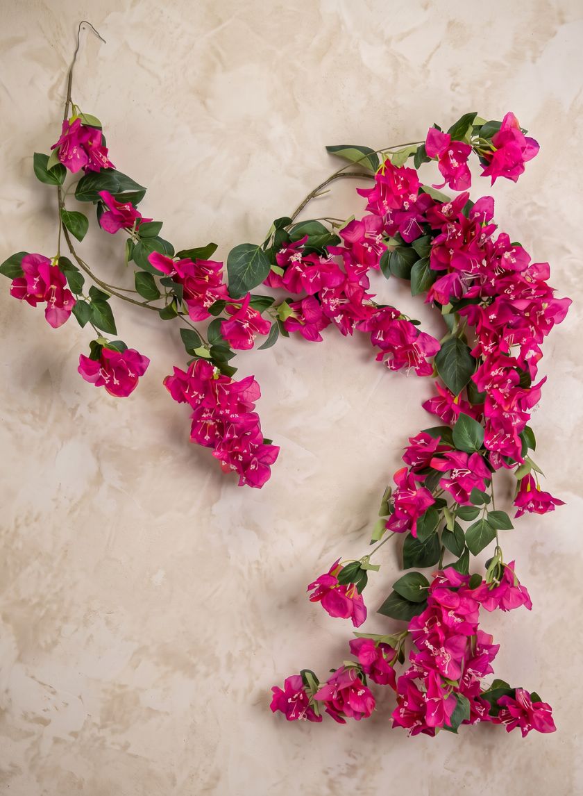 5.5ft Fuchsia Climbing Bougainvillea Garland