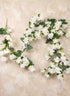 5.5ft White Climbing Bougainvillea Garland