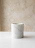 3in Tall Ashgabat White Marble Holder Decor Jamali Garden