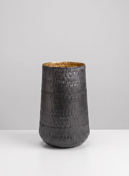 Atelier Twig Charcoal Gray Vase