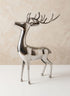 25.5in Tall Nickel Reindeer Decor Jamali Garden