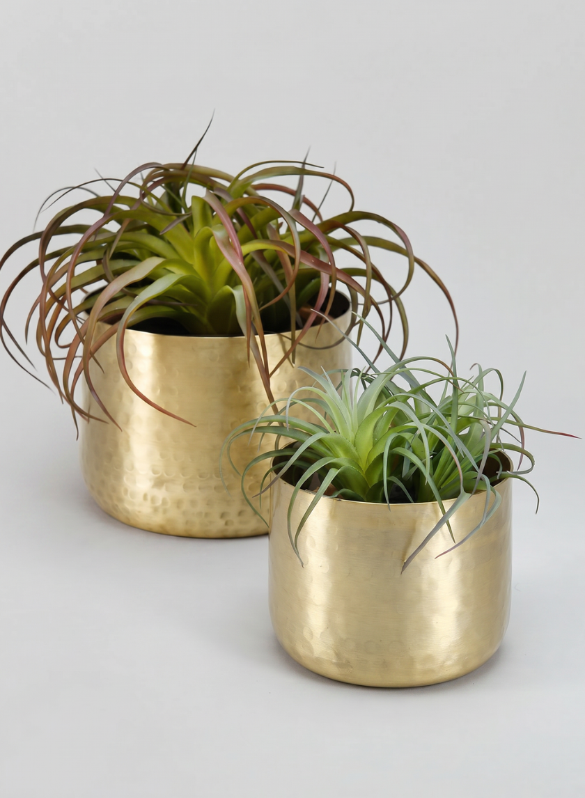 Mysore Brass Look Aluminum Pot Decor Jamali Garden