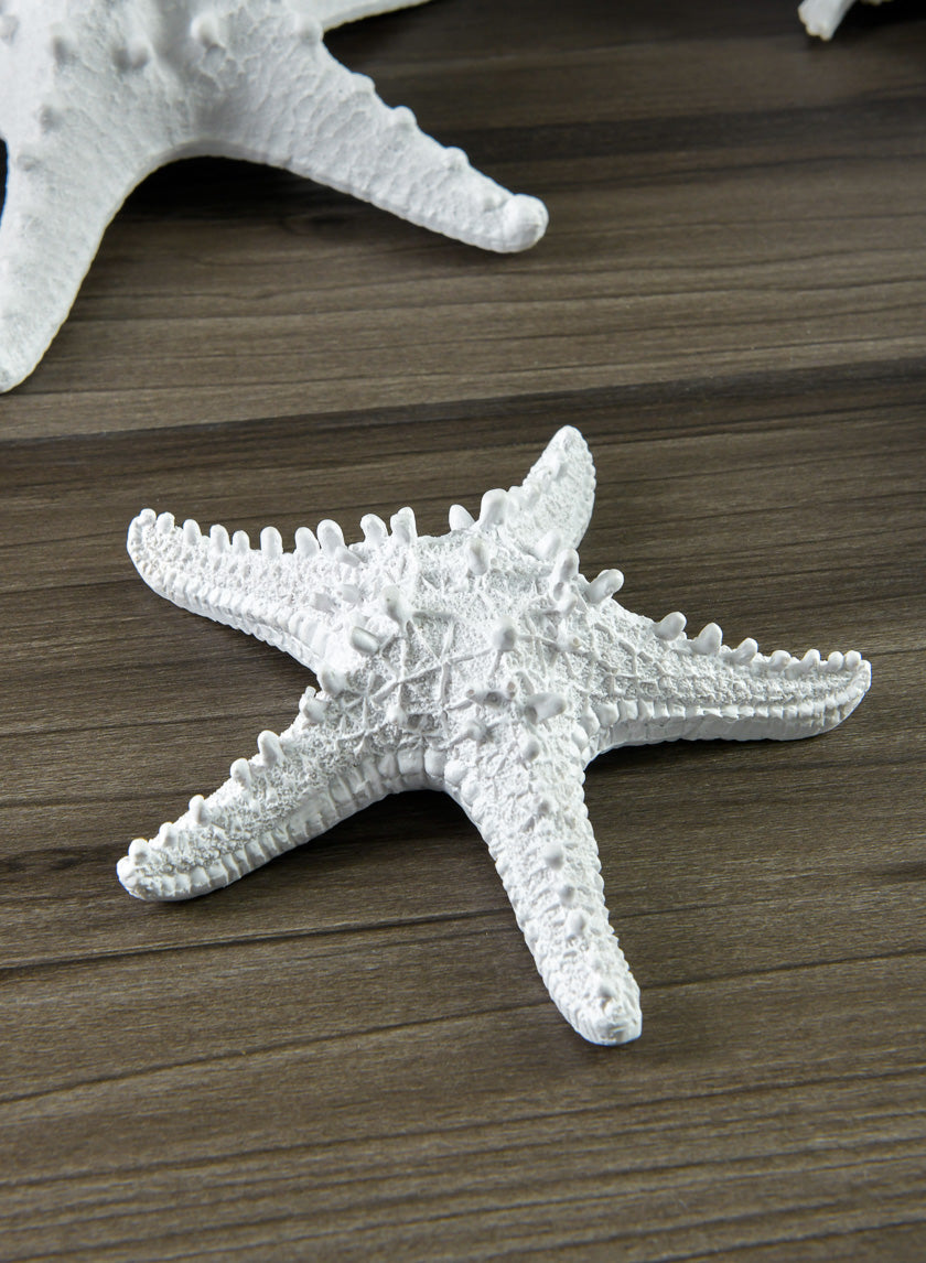 5.5in Long Artificial White Starfish Decor Jamali Garden