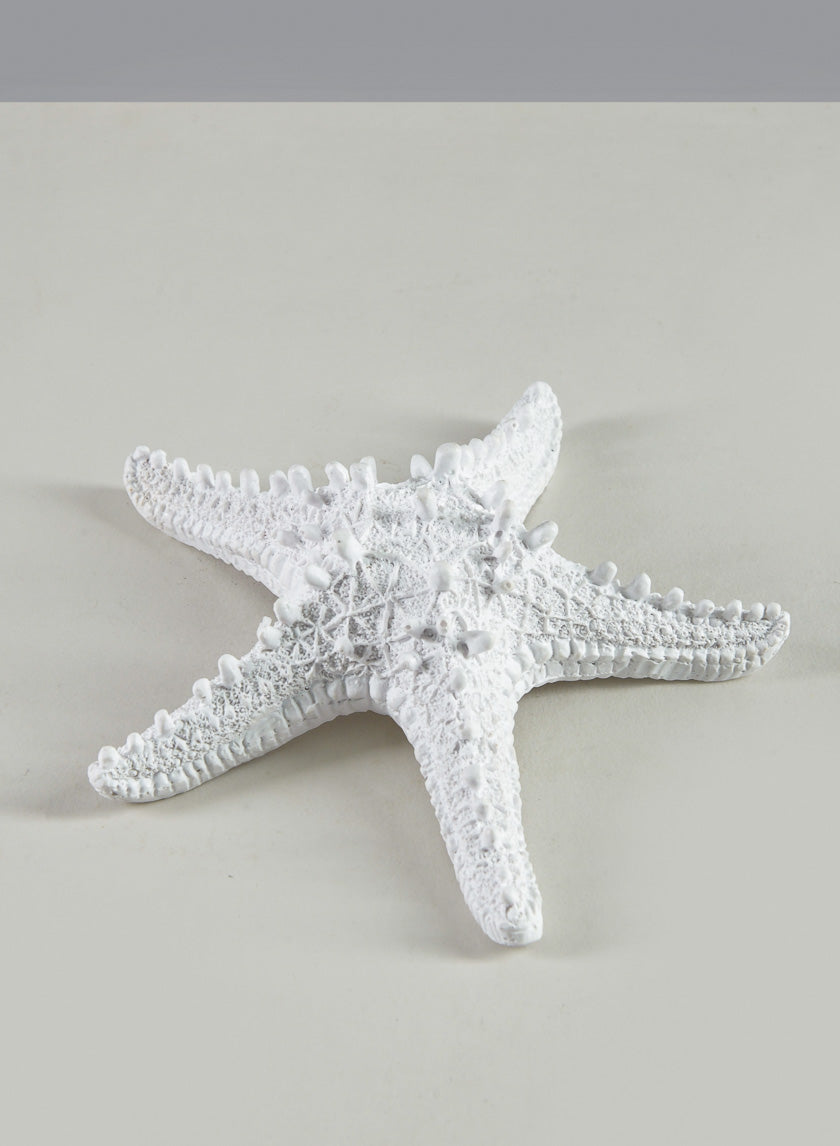 5.5in Long Artificial White Starfish Decor Jamali Garden