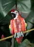 17in Long Festive Scarlet Macaw Parrot Decor Jamali Garden