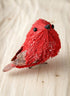 3in Long Rustic Red Forest Mini Birds, Case of 6 Decor Jamali Garden