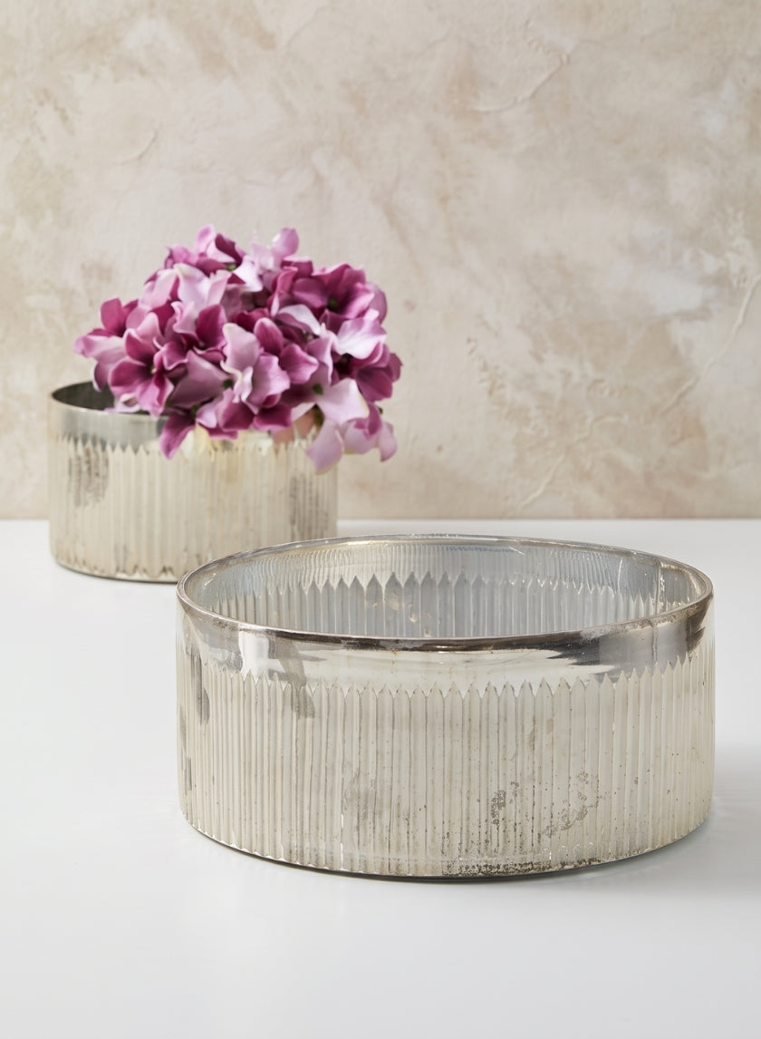 Mercury Glass Cutwork Cylinders Decor Jamali Garden