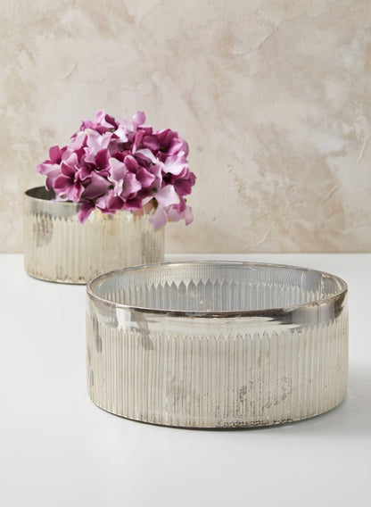 Mercury Glass Cutwork Cylinders Decor Jamali Garden