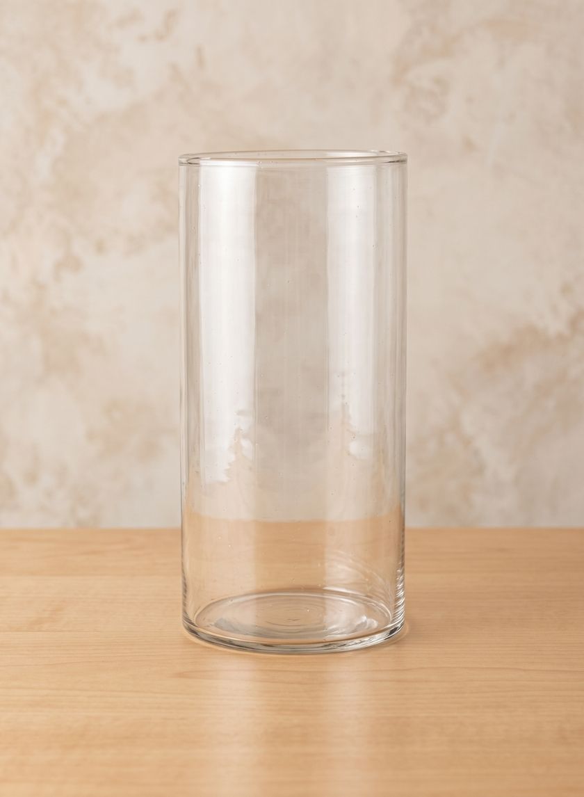 9.5in Tall Glass Hurricane