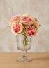5in Tall Limoge Etched Mini Glass Goblet, Set of 4 Decor Jamali Garden