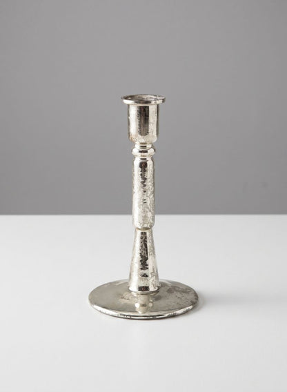 7in Tall Lumier Glass Taper Holder