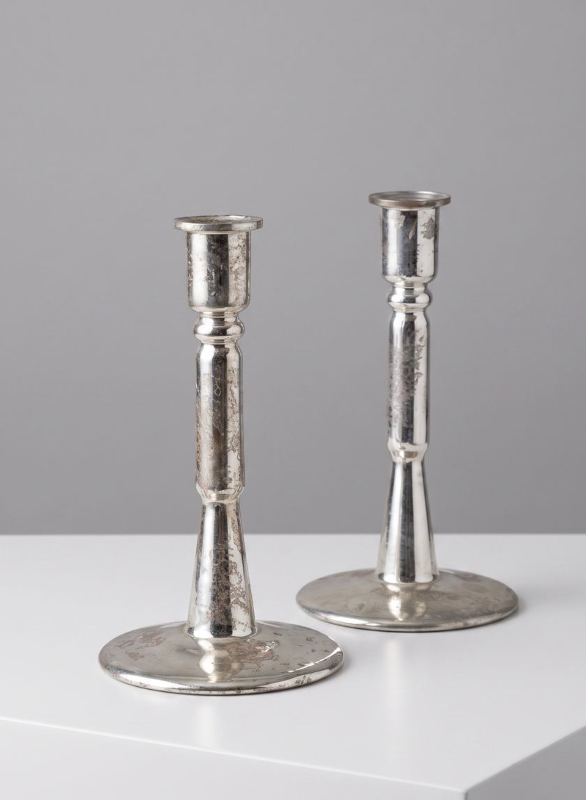7in Lumier Glass Taper Holder