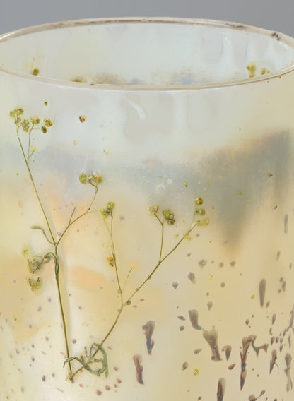 4 1/2 X 5in Cylinder with Flower