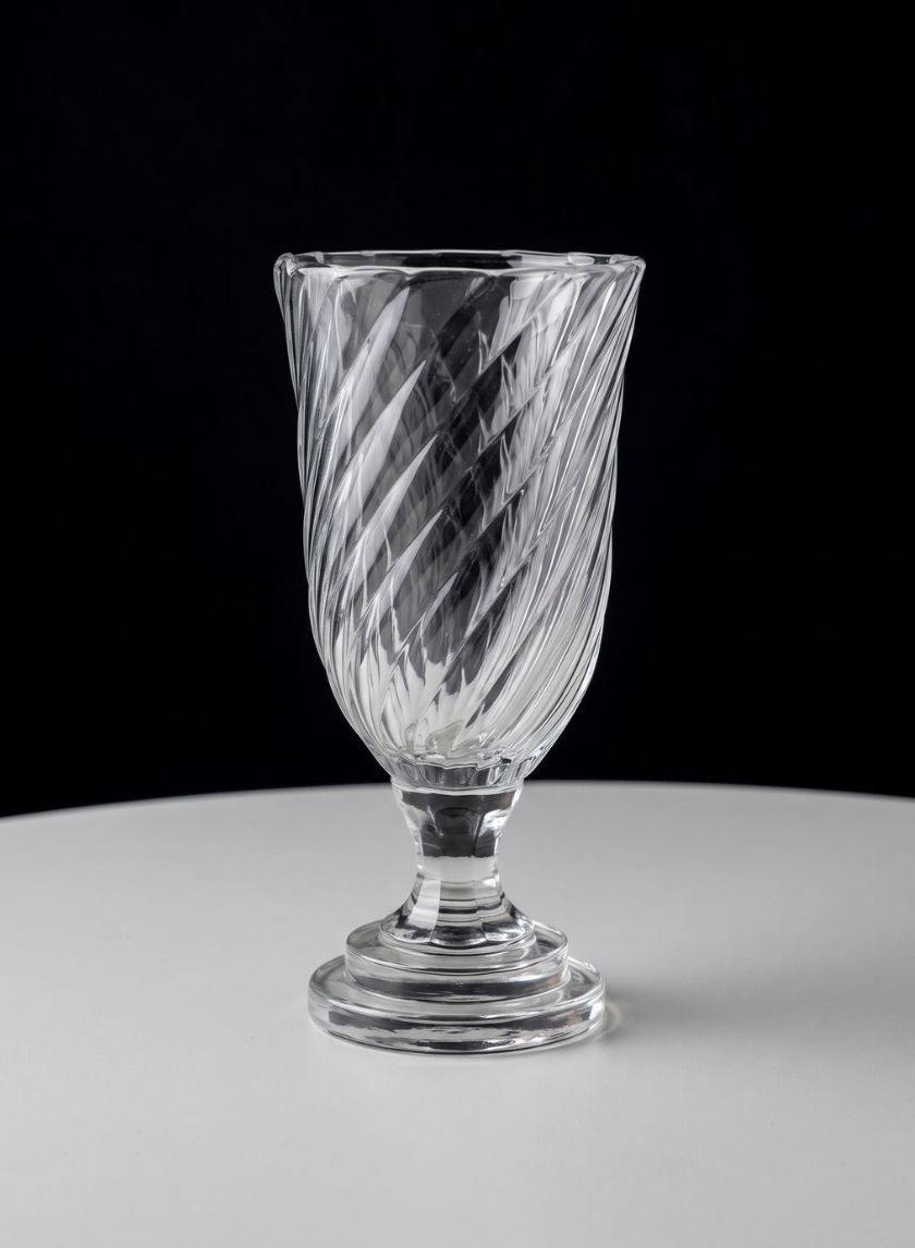 9.75in Tall Shirley Swirl Urn Glass Vase