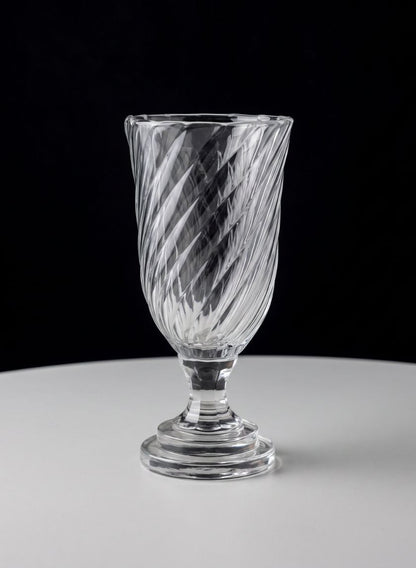 9.75in Tall Shirley Swirl Urn Glass Vase