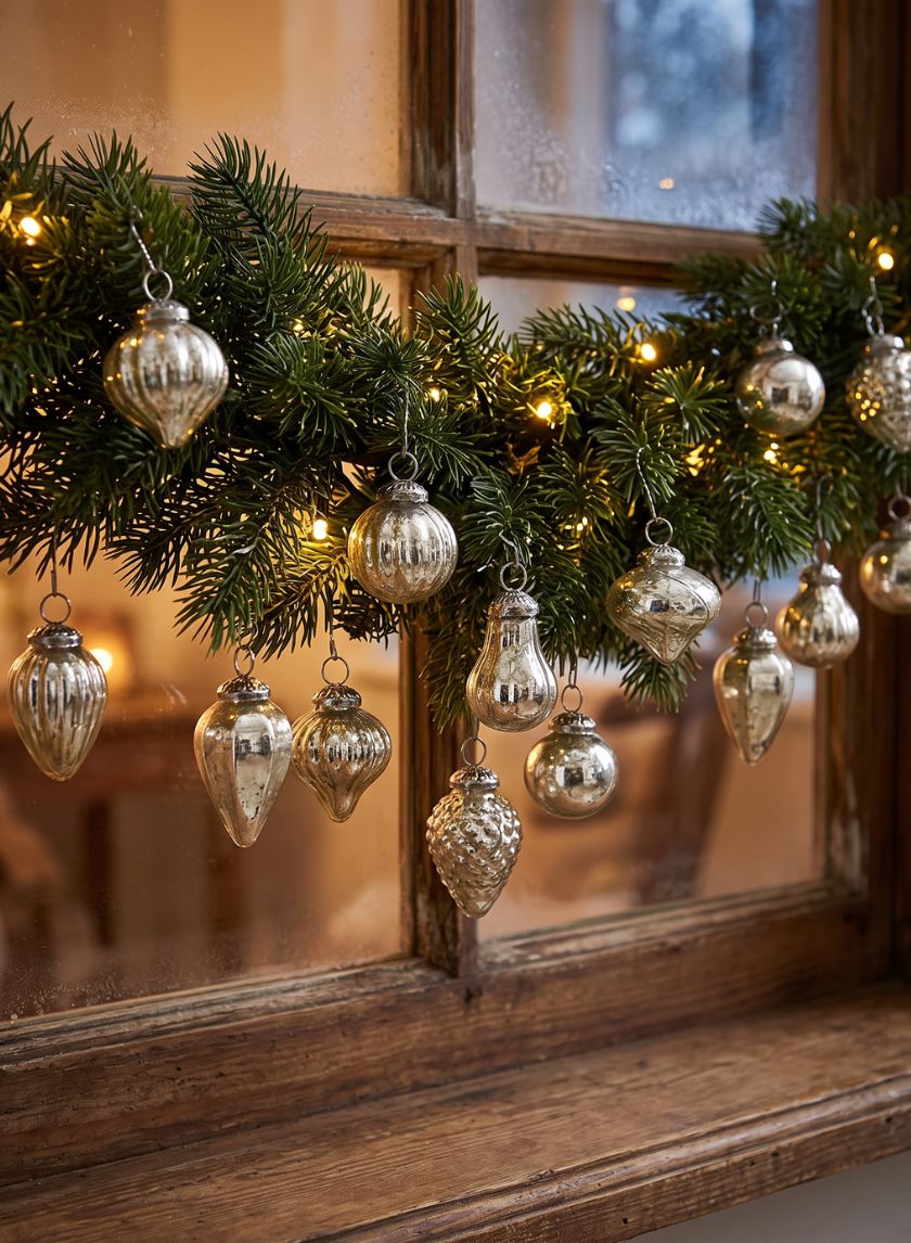 1.5in - 2in Long Mini Silver Mercury Ornaments Decor Jamali Garden