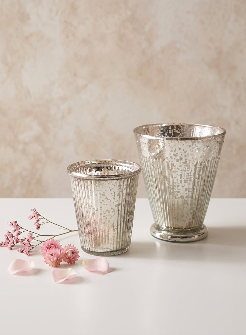 Antique Silver Glass Julep Cup