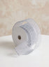 29ft Silver Grid Ribbon Decor Jamali Garden