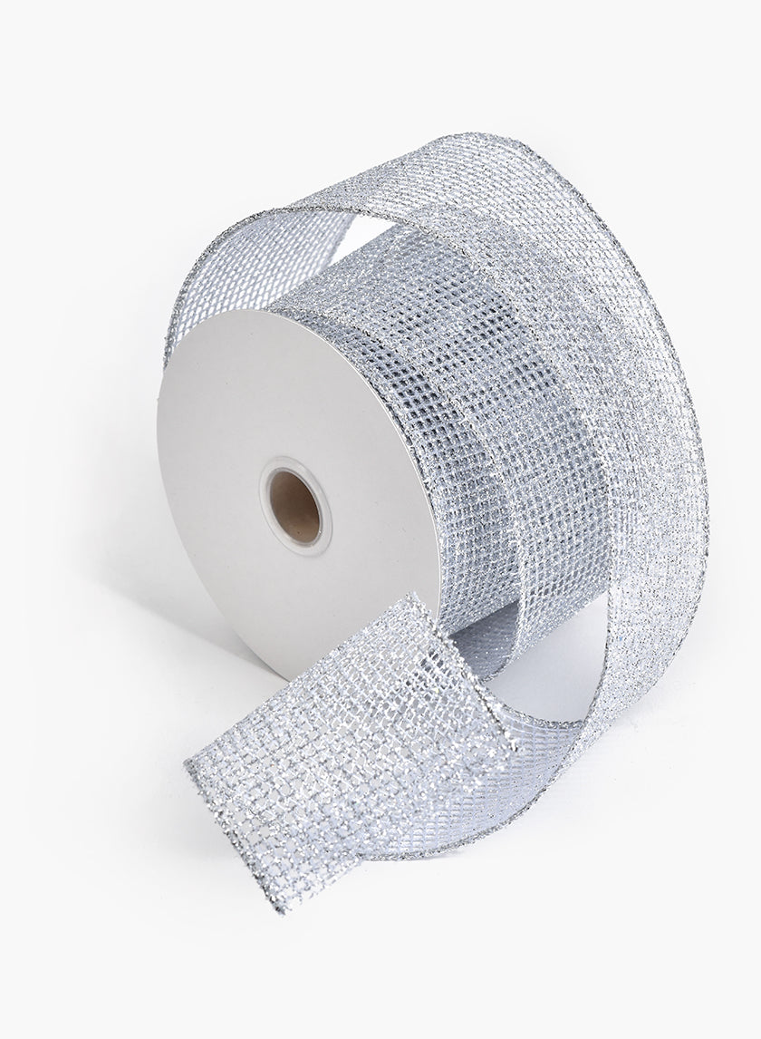 29ft Silver Grid Ribbon – Jamali Garden
