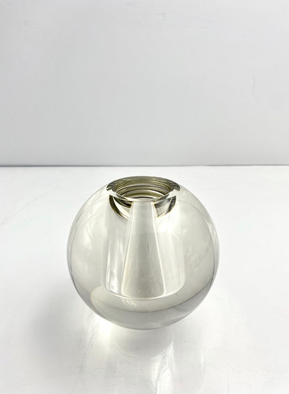 Crystal Ball Glass Vase