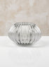 Pleated Glass Bulb Votive Holder Decor Jamali Garden