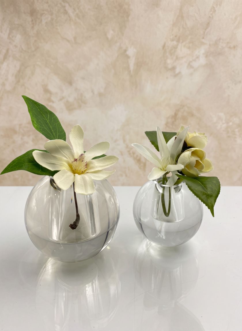 Crystal Ball Glass Vase Decor Jamali Garden