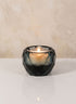 2.25in Wide Grey Faceted Cup Crystal Tealight Holder Decor Jamali Garden