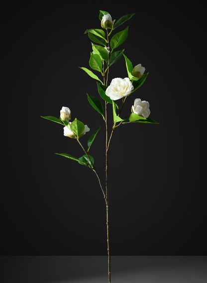 34in Long White Camellia Spray, Case of 12 Decor Jamali Garden