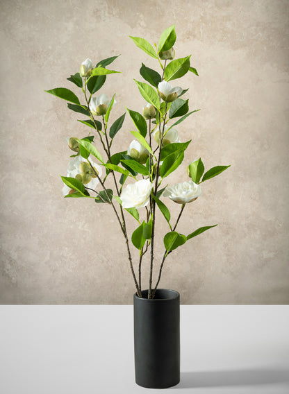 34in Long White Camellia Spray, Case of 12 Decor Jamali Garden