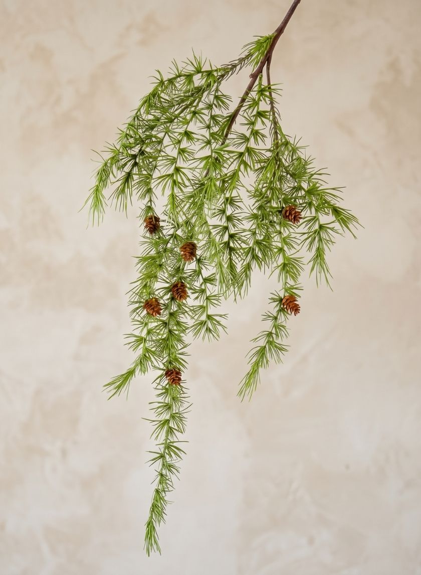 47in Long Single Pinecone Stem Decor Jamali Garden