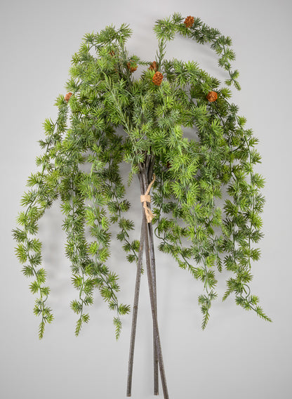 40in Long Draping Juniper Spray Bunch, Case of 6 Decor Jamali Garden