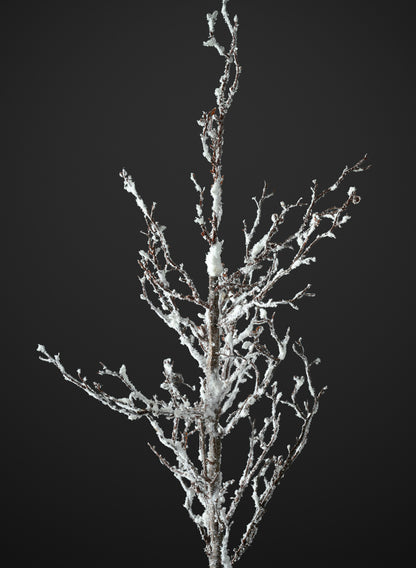 31in Long Winter Twig Branch with Snow, Case of 12 Decor Jamali Garden