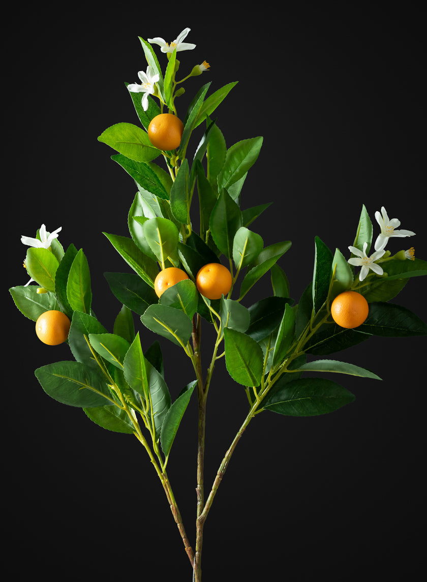 29in Long Real Touch Orange Spray, Case of 6 Decor Jamali Garden