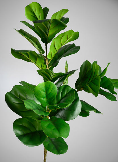 47in Long Fiddle Leaf Fig Branch, Case of 6 Decor Jamali Garden