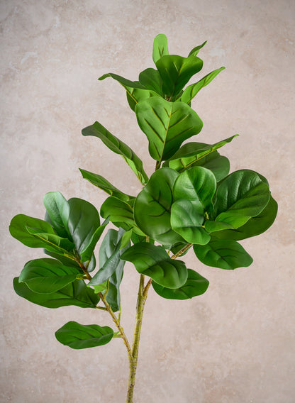 47in Long Fiddle Leaf Fig Branch, Case of 6 Decor Jamali Garden