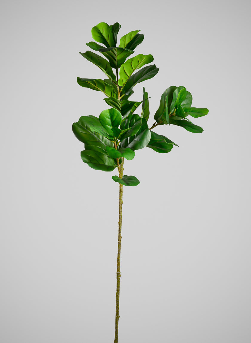 47in Long Fiddle Leaf Fig Branch, Case of 6 Decor Jamali Garden