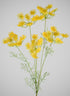 31in Long Yellow Fennel Flower Stem, Case of 12 Decor Jamali Garden