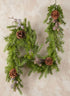 77in Long Mixed Pine Plus Pine Cones Vine Decor Jamali Garden