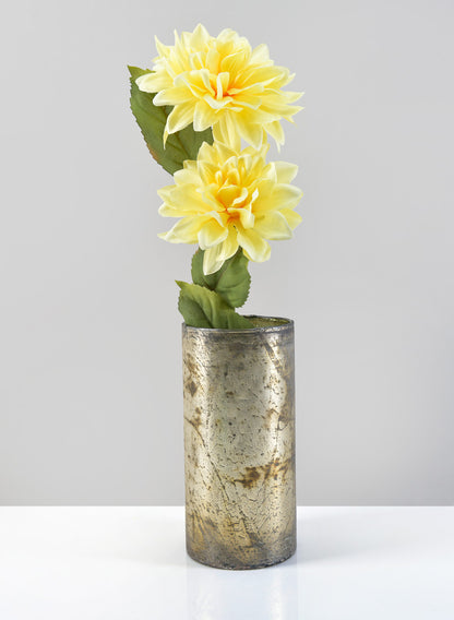 31in Long Double Yellow Dahlia Stem, Case of 12 Decor Jamali Garden