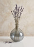 7in Tall Camille Grey Luster Glass Deco Vase Decor Jamali Garden