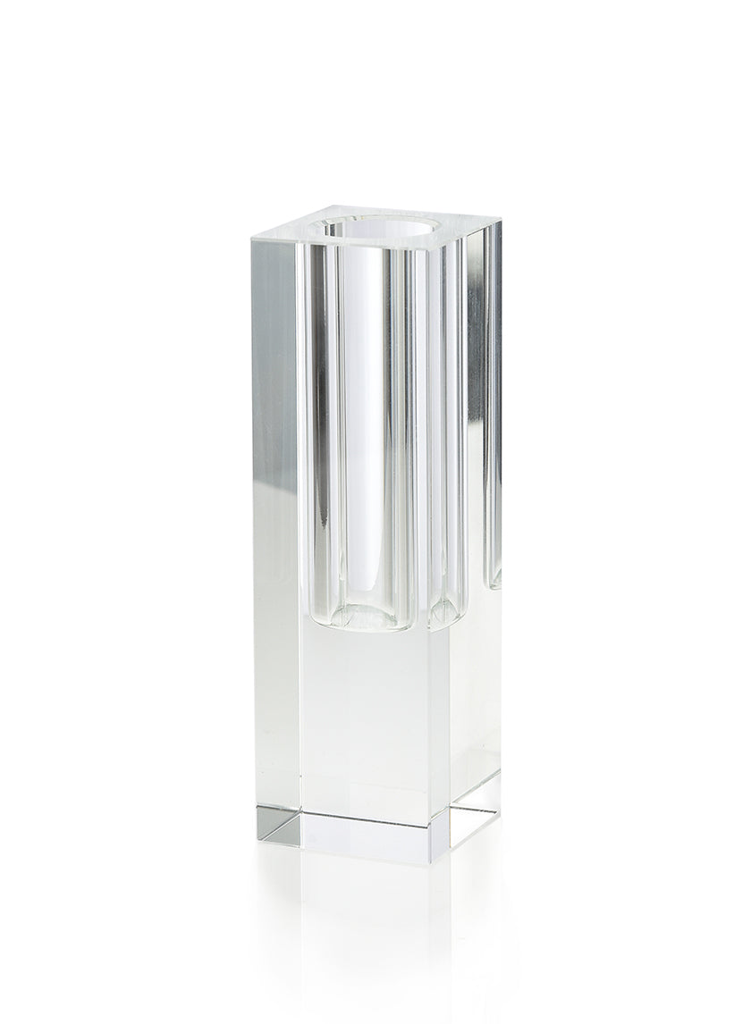 Square Glass Crystal Bud Vases Decor Jamali Garden