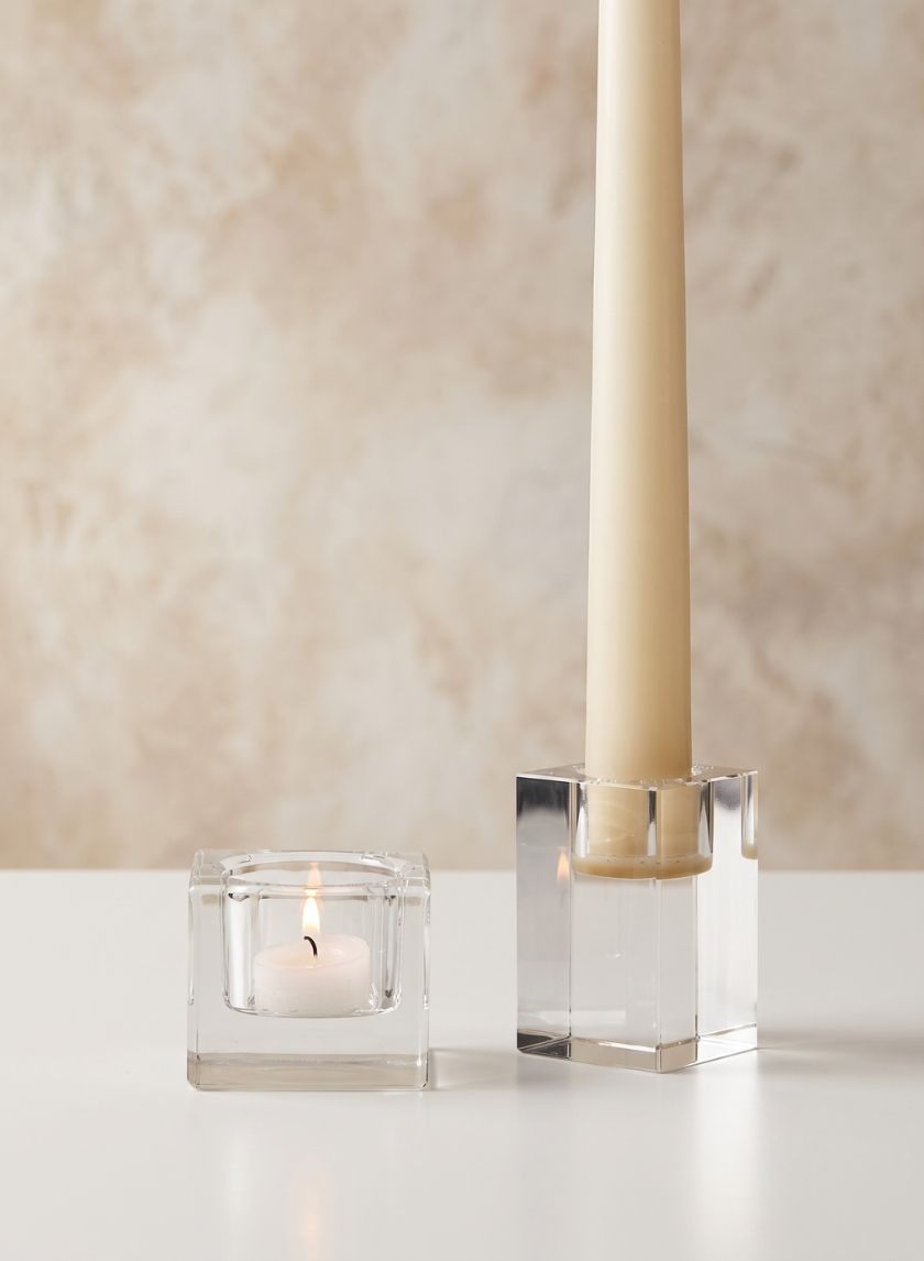 Purchase Square Crystal Candleholders in Bulk | Jamali Garden