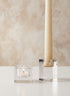 Square Crystal Glass Candleholders Decor Jamali Garden