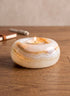 3in Wide Khyber White Onyx Candle Holder Decor Jamali Garden