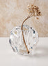 5in Tall Crystal Ball Glass Vase Decor Jamali Garden