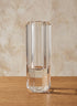 12in Tall Octagonal Centerpiece Crystal Glass Vase Decor Jamali Garden