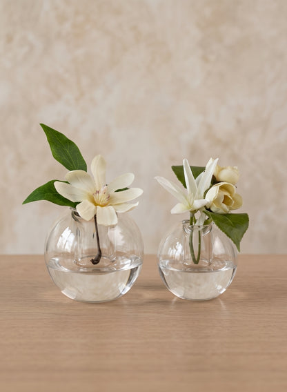 Crystal Ball Glass Vase