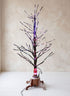 36in Tall Snowy Branch Christmas Tree With Warm White L.E.D Light Tips Decor Jamali Garden