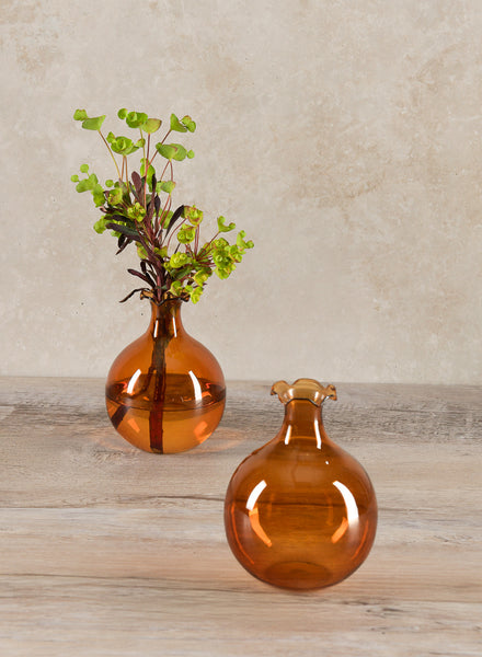 VALERIA VASI オレンジ Bubbles Ambar フラワーベース Valeria Vasi, Artistic Expression In Geometric Vases - IGNANT