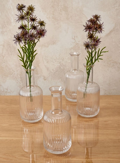 7.75in Tall Marie Curie Flask Glass Vase Decor Jamali Garden